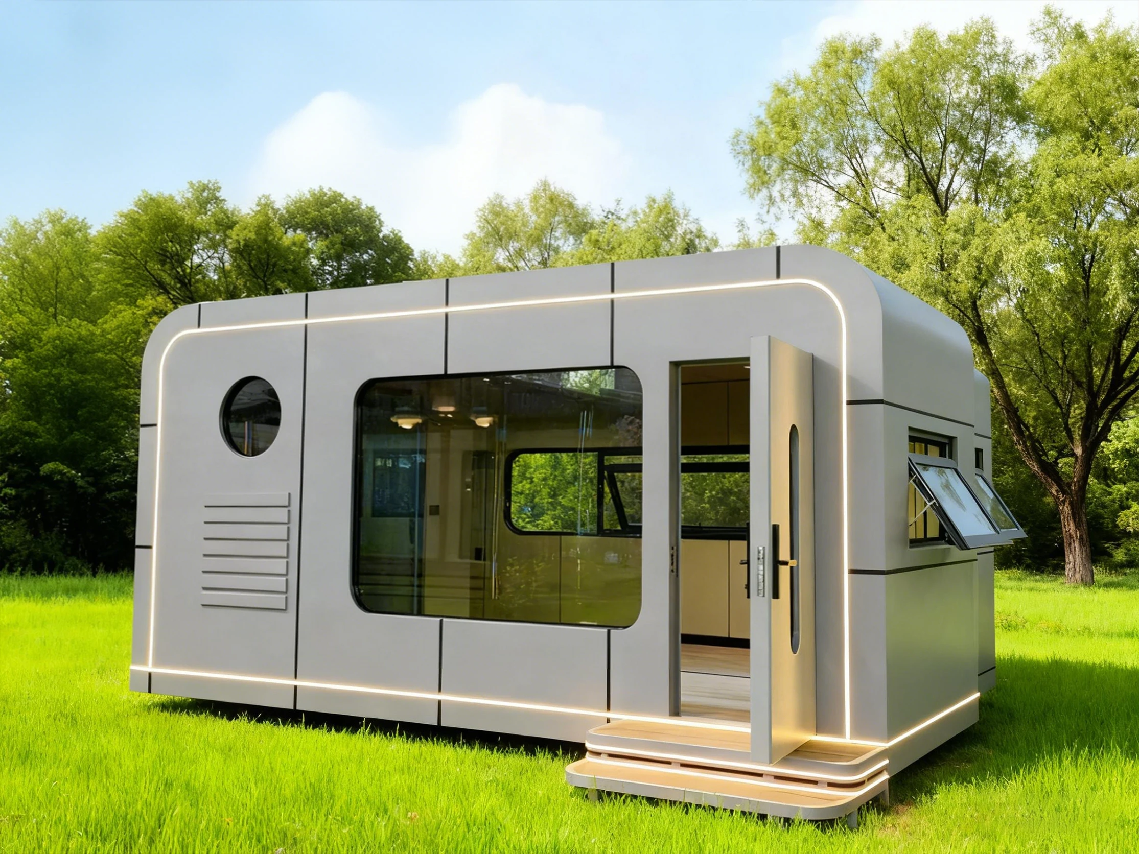 Foldable Apple Cabin