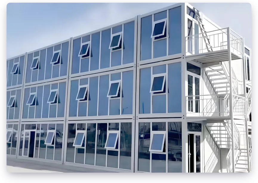 Modular production line building exterior