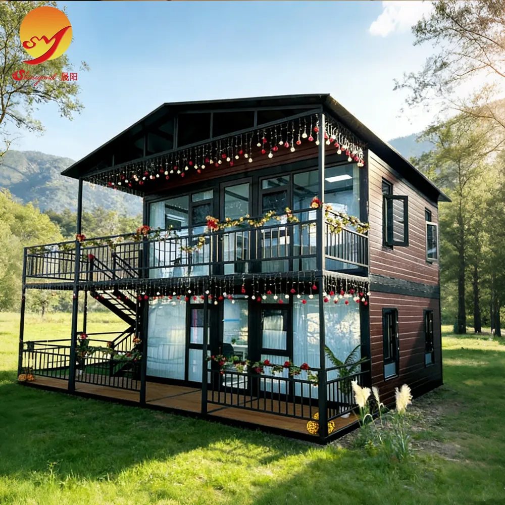 Luxurious container house for prefab hospitality projects