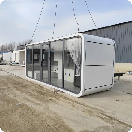 Project process glass pod delivery