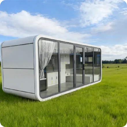 Project process glass pod field view