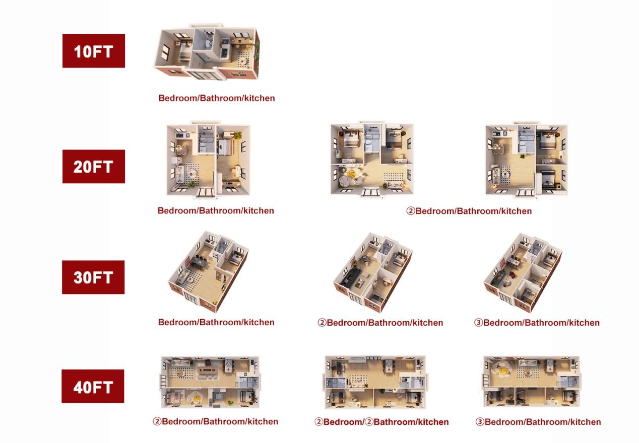 Expanded Container House layout