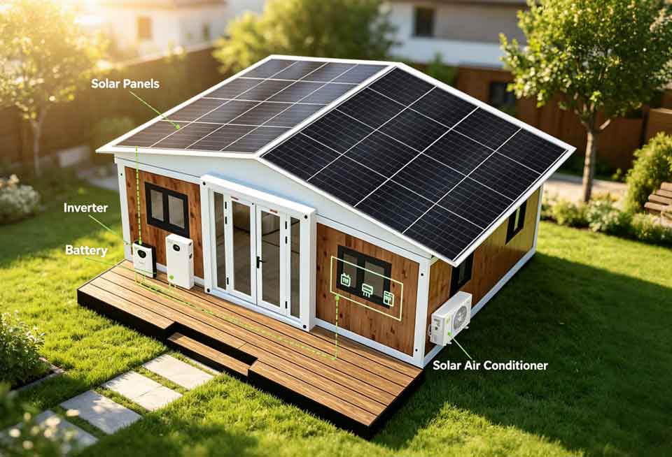 PV system container house