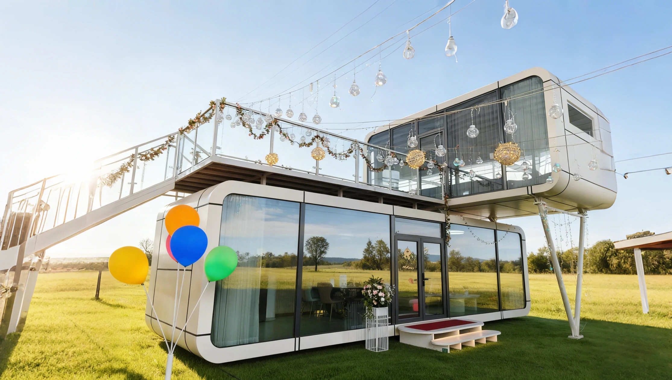 Apple Cabin House for Resort and Hotel Projects