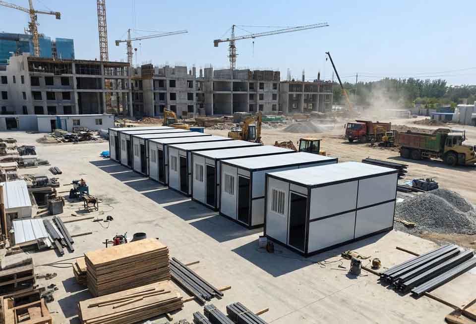 Folding container house
